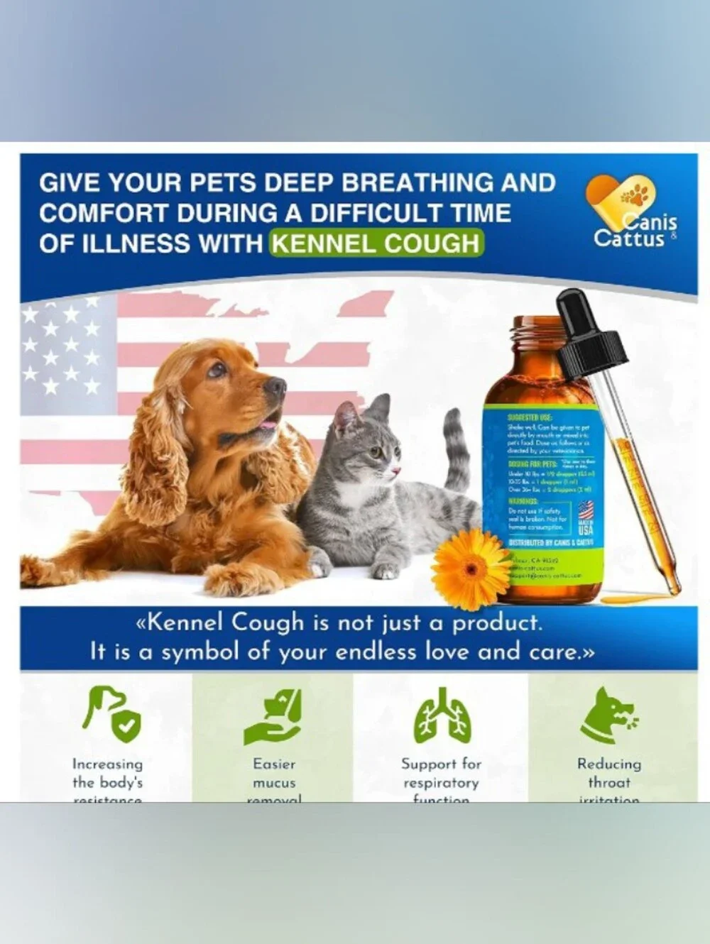 Kennel Cough 🐶 Dog & 😺 Cat Cough Syrup